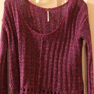 Free People Cropped Sweater